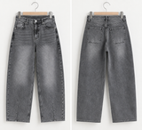 Jeans Barrel Anne Gris (C)