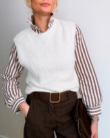 Pull sans manches Sugar Blanc