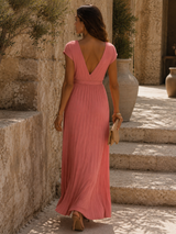 Robe Émeraude Saumon  ( C )