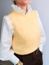 Pull sans manches Chris Jaune