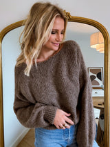 Pull Douceur Réversible Taupe