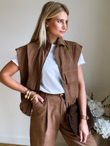 Veste Adam Camel 🤎