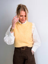 Pull sans manches Chris Jaune