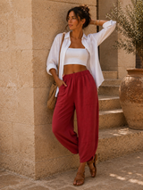 Pantalon Tulum Bordeaux (C)
