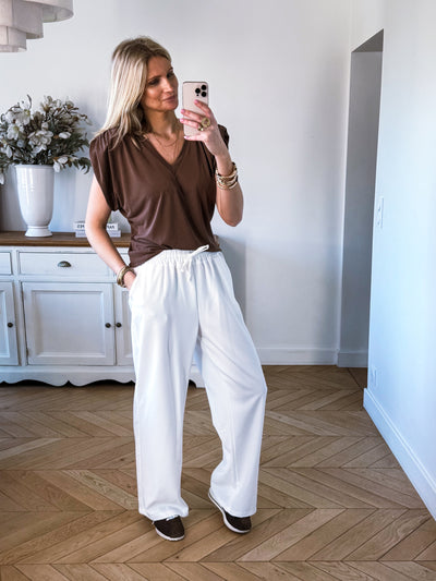 Pantalon Lee Blanc (2 Longueurs de Jambes) (C) ni repris ni échangé