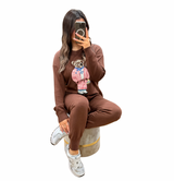 Ensemble Teddy (Pull + Pantalon) Marron 🤎