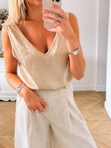 Débardeur Helene Doré Foncé ( C )