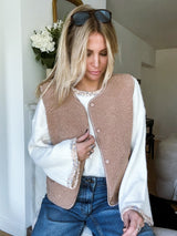 Gilet Doudou Beige