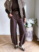 Pantalon Brooke Marron