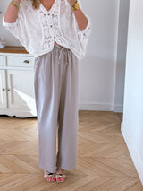 Pantalon Lee Taupe (2 Longueurs de Jambes)