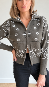 Gilet Bandana Kaki