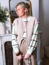 Gilet Léonille Beige