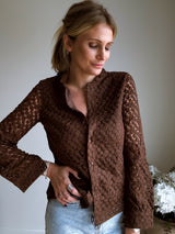 Chemise Calista Marron