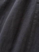 Pantalon Barrel Lin Bleu marine  ( C )