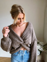 Pull Douceur Réversible Taupe