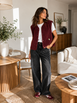 Gilet Katty Bordeaux (C)