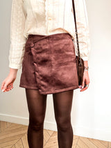 Jupe-short Koka Marron