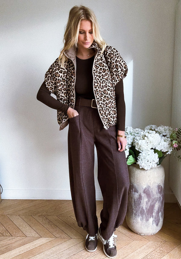 Pantalon Brooke Marron