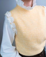 Pull sans manches Chris Jaune