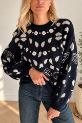 Pull Nolwen Bleu marine