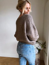 Pull Douceur Réversible Taupe