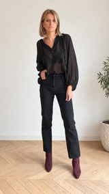 Jeans Droit Noir