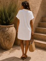 Robe Éponge Blanche ( C )