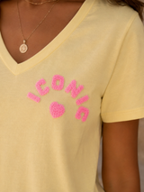 Robe Courte Iconic Jaune (C)