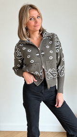Gilet Bandana Kaki