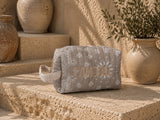 Pochette de toilette Matelassé Bordeaux ou Beige (C)