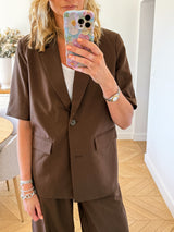 Veste Bosella Marron (Pré Commande 7 jours)