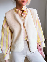 Gilet Mouton Ecru