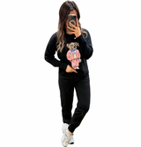 Ensemble Teddy (Pull + Pantalon) Noir