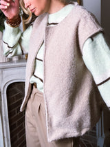Gilet Léonille Beige