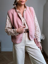 Gilet Mouton Rose