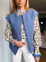 Gilet Léonille Bleu