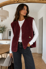 Gilet Katty Bordeaux (C)