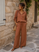 Chemise Gaze de Coton Cappuccino
