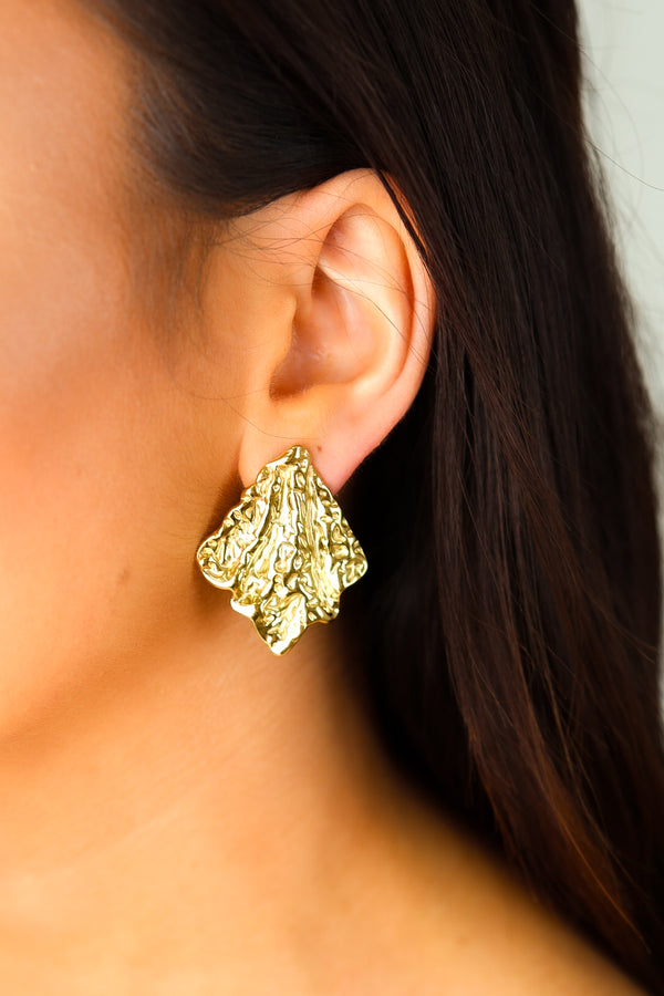 Boucle d'Oreille Alba - Or